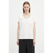Bombažna kratka majica Pangaia Lightweight Scoop Neck T-Shirt