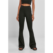Womens recycled black high-waisted leggings