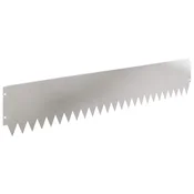 Vidaxl Robovi trave 10 szt. 103 x 20 cm Jeklo Srebrna