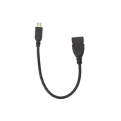 KABEL USB A ženski -> mikro USB moški 0,1 m