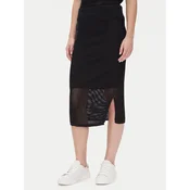DKNY Ravno krilo P5BRAV85 Črna Slim Fit
