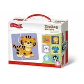 Daljna dežela Puzzle ZigZag živali 6 slik