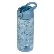 BAAGL Tritanova steklenica za pijače s slamico Dino, 500 ml