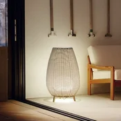 Bover LED luč za teraso Amphora, 77 cm, grafitno rjava/bežna - Dnevna soba/jedilnica - Dizajn - grafitno rjava, bež - Aluminij