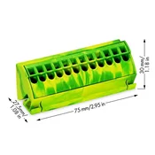 WAGO PE-Priključni blok 4 mm 812-100 WAGO vsebuje: 10 kosov
