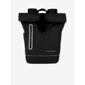 Travelite Basics Roll-up Plane Black Nahrbtnik Črna