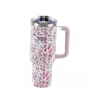 Termovka s slamico MIAU - listje, 1200 ml