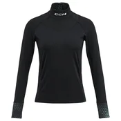 Ženska majica CCM Neck Guard LS Black XS