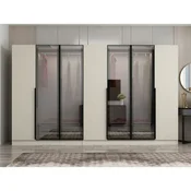 Hanah Home ormar sa reflektujucim staklom Nisa 20623, 315 cm, pešcar
