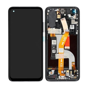 Asus Zenfone 8 ZS590KS - LCD zaslon + steklo na dotik + okvir (Obsidian Black) - 90AI0061-R20010 Genuine Service Pack