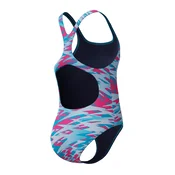 Speedo HYPERBOOM PRINT MEDALIST 1PC JF, djeciji kupaci kostim jednodjelni, plava 8A000260