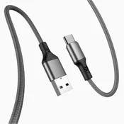 Kabel polnilni ASPOR TYPE-C - 3.1A, dolžina 1 m, črna