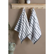 Lessentiel Maison Set peškira za ruke Alba, 2 komada, Sivi