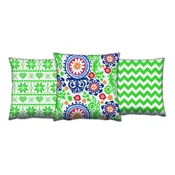 Aberto Design Set 3 jastuka 43x43cm Šareni
