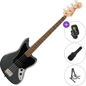 Fender Squier Affinity Series Jaguar Bass SET Charcoal Frost Metallic Elektricna bas gitara