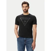 Guess Majica M6YI71 K3745 Črna Slim Fit