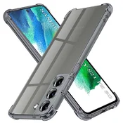 TPU gel maskica Techsuit Shockproof za Samsung Galaxy S21 FE 5G - smoke black
