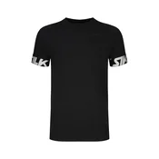 SikSilk Majica svetlo siva / črna