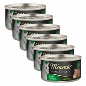 Miamor Feine Filets Naturell Tuna Bonito 6 x 80 g
