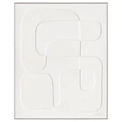 Homestar Slika z okvirjem 80x100 cm, bela