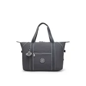 KIPLING Nakupovalna torba Art M grafit/off-bela