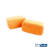 To je Win WINC-188 aplikator iz mikrovlaken, 11x5,5 cm, oranžna 2 kosa