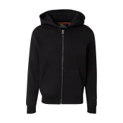 ALPHA INDUSTRIES Jopa na zadrgo črna/bela