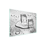 shumee Steklena zaščita za kuhalno ploščo 70x52 Ice