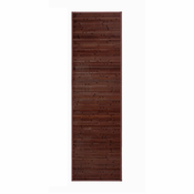 Temno rjava bambusova preproga 60x200 cm – Casa Selección