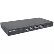 Intellinet 24-Port Gigabit Ethernet Switch, 2xSFP Ports