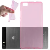 Cadorabo Cadorabo Case, združljiv s Huawei v prozorno roza barvi - zaščitni pokrov iz fleksibilnega silikona TPU, (20586226)