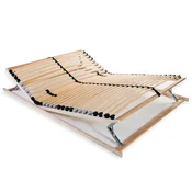 Vidaxl Letveno dno za posteljo 28 letvic 7 con 140x200 cm