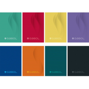 Školska bilježnica Gabol - One Color, A5, 56 araka, široki redovi, asortiman