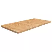 Vidaxl vidaXL Kopalniški pult svetlo rjav 100x50x2,5 cm masiven les