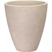 ProGarden Cvetlični lonček KO-Y54203910 rebrasta premer 39 x 42 cm peščena