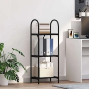 Polica Crni hrast 40 x 30 x 109 cm Konstruirano drvo
