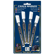 SECURIT kredamarker Fine, 4 beli (BLSMA100V4WT)