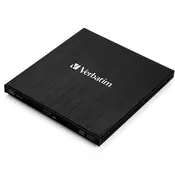 VERBATIM zunanji zapisovalnik External Slimline USB 3.0 Blu-Ray, črn