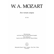 MOZART: AVE VERUM CORPUS K 618 VOCAL SCORE