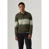 Levis za moške. 003B9-0000 Redwood Rugby rjav pulover (L), Rjava, Priložnostno, Volna
