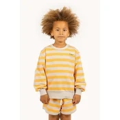 Otroški bombažen pulover Tinycottons STRIPES SWEATSHIRT