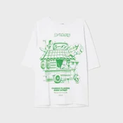 Cropp - Majica s printom - white