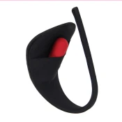 SuperLove Invisible Strapless C String with Pocket Black