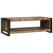 vidaXL Klubska miza Rjava 120 x 50 x 38 cm trden predelan les