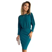 Ribbed dress with cuffs on the sleeves Numoco