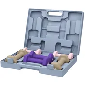 Homestar Set uteži 6-delni 1kg 2kg 3kg roza vijolična rjava