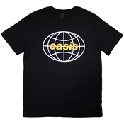 Oasis Majica Globe Logo Unisex Black XL