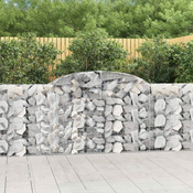 Lucne gabionske košare 25kom 300x30x100/120cm pocincano željezo