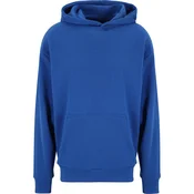 Mens Light Terry Hoody Sweatshirt - Blue
