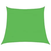 Vidaxl Senčnik jadro 160 g/m2 trapez svetlo zelen 4/5x4 m HDPE